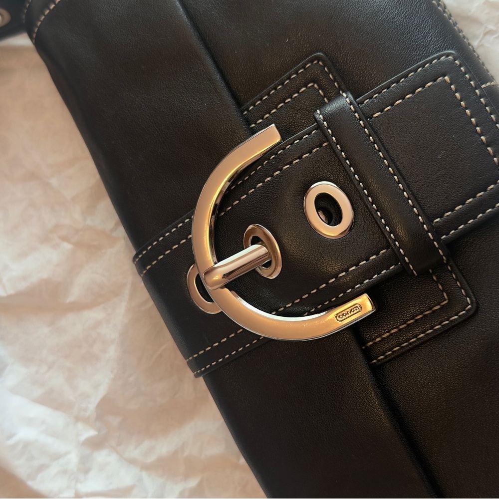 Coach NWT L05D-8A05 vintage Y2K-era Coach Soho Small Flap Leather Shoulder Bag - Picture 5 of 5